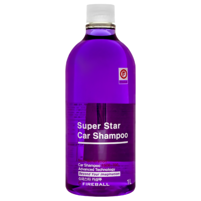 FIREBALL Шампунь для ручной мойки французский виноград (фиолетовый) Super Star Shampoo 1:500 PH7 1л FB-SSPU-1000