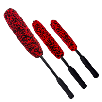 MaxShine Набор из 3-х ершиков для чистки дисков Microfiber Wheel Brush 3-Piece Kit 704603