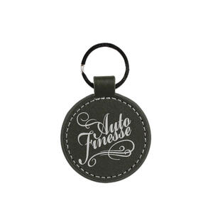 Auto Finesse Брелок для ключей, оливковый Round Leather Keyring Dark Olive