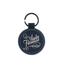 Auto Finesse Брелок для ключей, синий Round Leather Keyring Blue