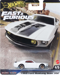 Машинка Hot Wheels Premium 1969 Ford Mustang Boss 302