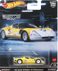 Машинка Hot Wheels Premium 69 Alfa Romeo 33 Stradale